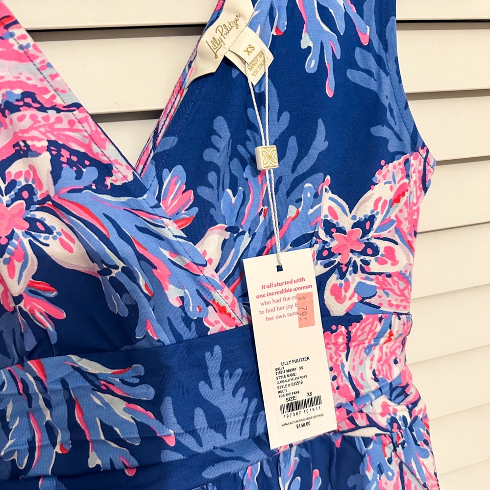 Lilly Pulitzer Clara Sleeveless Romper - Picture 5 of 5